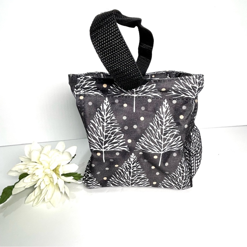 Thirty-One Littles Carry-All Caddy AK03 Twinkle Trees Black White Canvas NEW - Picture 6 of 9